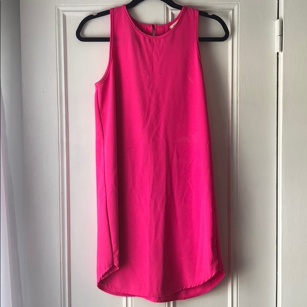 Hot Pink Shift Dress